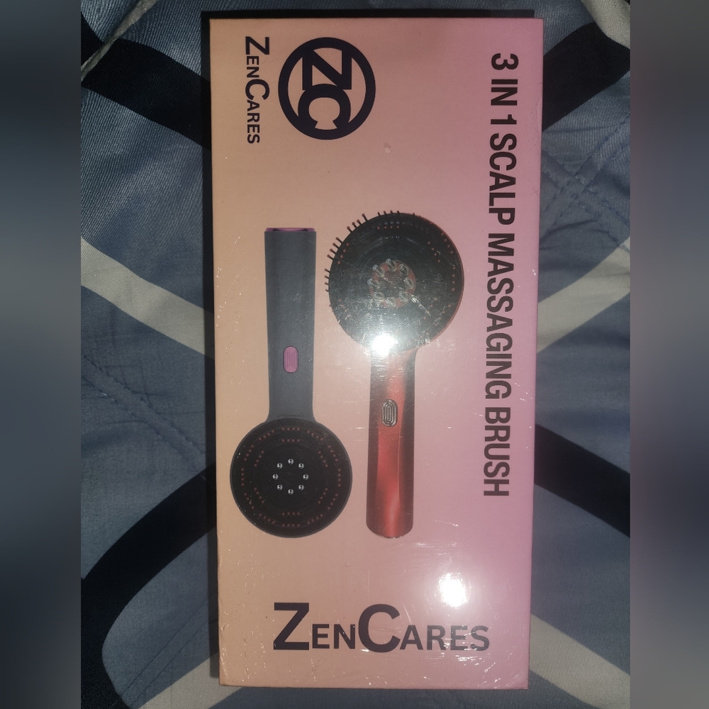 ZenCares 3-in-1 Scalp Massaging Brush